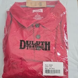 Duluth Trading Co Men's Crimson Polo